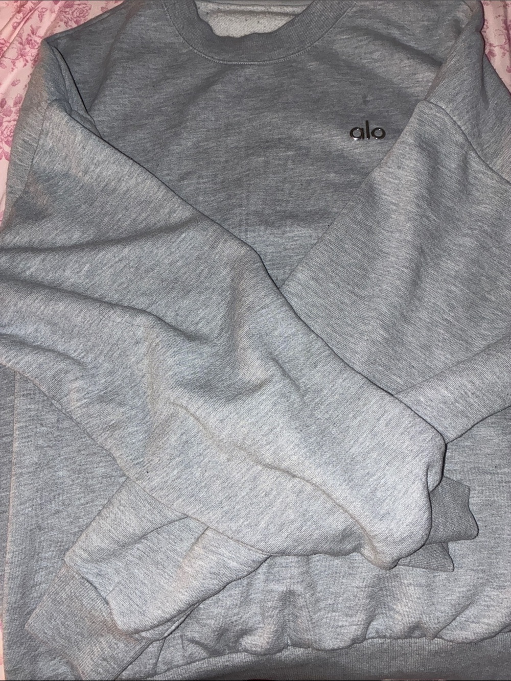 Grey accolade pullover